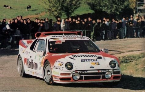 Ford Rs200 Rally Car, Rally Aesthetic, Retro Rally, Ford Rs200, Rally Car Racing, Ford Motorsport, Ford Rs, Aesthetic Cars, Rs 200