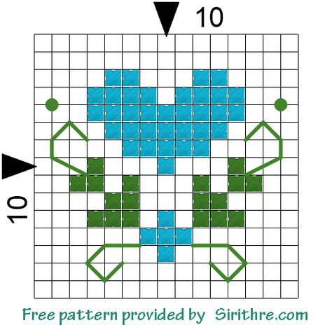 Mini Cross Stitch Flower, Advanced Cross Stitch, Cross Stitch Flower, Tent Stitch, Pendant Tutorial, Types Of Stitches, Cross Stitch Heart, Mini Cross Stitch, Mini Cross