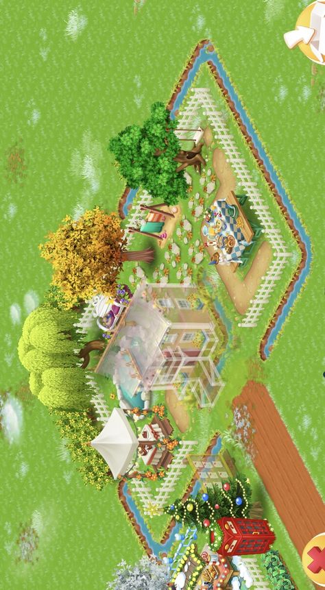 Hayday Layout Ideas Aesthetic, Hay Day Decoração, Hay Day Farm Design Aesthetic, Hay Day Farm Layout, Hayday Layout Ideas, Hay Day Farm Design Ideas, Hay Day Farm Design, Hayday Layout, Hayday Farm Design