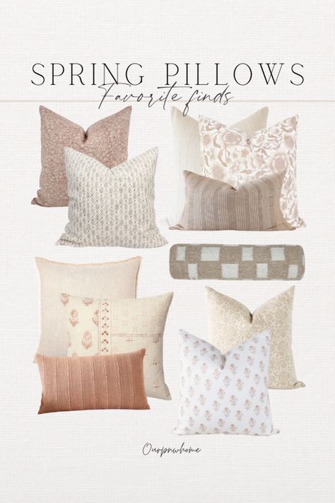 Loving the spring vibes from these latest pillow finds! Throw pillows, accent pillows, pillow sets, floral pillows, printed pillows, blush pillows, neutral pillows, lumbar pillows, bolster pillows, textured pillows, spring throw pillows Follow my shop @ourpnw_home on the @shop.LTK app to shop this post and get my exclusive app-only content! #liketkit #LTKunder100 #LTKstyletip #LTKhome @shop.ltk https://liketk.it/48plW Front Living Room Ideas, Couch Pillow Arrangement, January Home Decor Ideas, Future House Aesthetic, Sectional Living Room Decor, Pillows Neutral, Concrete Creations, Textured Pillows, Throw Pillow Combinations