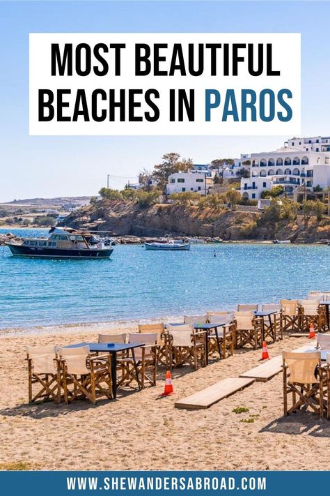 Are you looking for the most beautiful beaches in Paros? From crystal clear waters to soft sand beaches, here are the best beaches in Paros you can't miss. | Paros Greece travel guide | Paros Greece travel tips | Paros Greece aesthetic | Best things to do in Paros Greece | Paros Greece beach guide | What to do in Paros Greece | Prettiest beaches in Paros Greece | Paros Greece photography | Paros Greece Instagram spots | Parikia beaches | Naousa beaches | Best beaches in Greece | Greece beaches Greece Beaches, Greece Paros, Beaches In Greece, Greece Instagram, Best Beaches To Visit, Paros Greece, Greece Photography, Greece Beach, Greece Travel Guide