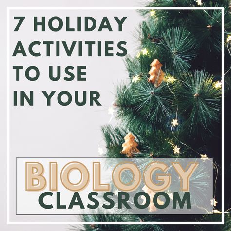 Biology Christmas, Biology Games, Christmas Science Activities, Biology Experiments, Biology Activity, Christmas Science, School Biology, Christmas Lesson, Biology Classroom