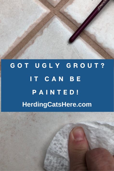 Grout Paint Diy, Can You Paint Grout Lines, Grout Renew Before And After, Diy Grout Color Change, Stain Grout Darker, Painted Grout Before And After, Staining Grout Darker, Painting Grout Lines Kitchens, Painting Tile Grout Lines