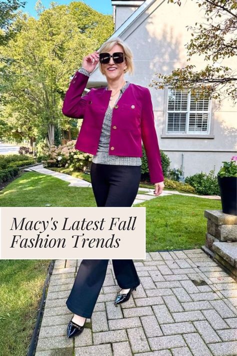 Step into fall with confidence by exploring Macy’s latest fall fashion trends! Discover the hottest styles for 2024 and get inspired by the latest autumn trends at Macy’s. From chic dresses to versatile layering options, Macy’s fall clothing collection is packed with essentials that elevate your seasonal style. Whether you're heading to work or enjoying a weekend outing, you’ll find the perfect outfit to express your personality. Don’t miss out on the opportunity to update your wardrobe! Macys Outfits, Latest Fall Fashion Trends, Fall Color Trend, Autumn Trends, Fall Clothing, Casual Night Out, Fall Capsule Wardrobe, Update Your Wardrobe, Chic Dresses