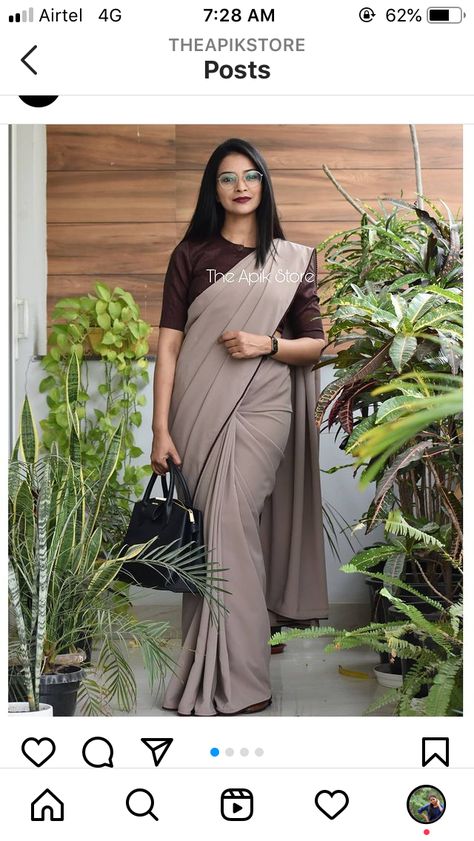 Plan Saree Look, Interview Saree Look, Official Saree Blouse Designs, Official Blouse Designs Latest, Sarees For Interview, Office Wear Saree Look, Ias Officer Saree Look, Ias Interview Saree Look, Saree For Interview