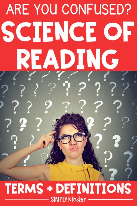 Are all of the Science of Reading terms and definitions confusing you? There are so many terms and phrases being mentioned while discussing the science of reading that were never taught in college or professional development sessions. We thought it would be helpful to break it all down here for you. Get your science of reading definitions for teachers here! Reading Interventionist, The Science Of Reading, Science Literacy, Reading Specialist, Science Of Reading, School Theme, Alphabet Wall, Early Reading, Reading Comprehension Activities