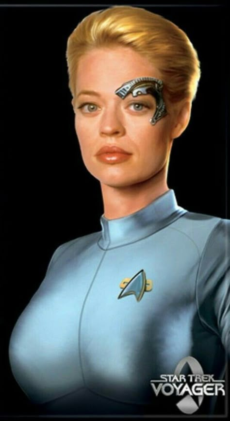 Jeri Ryan as Seven of Nine in Star Trek Voyager (UPN 1995-2001) Star Trek 7 Of 9, Jerry Ryan Star Trek, 7 Of 9 Star Trek Seven Of Nine, 7 Of 9 Star Trek, Star Trek: Voyager, Jerry Ryan, Star Trek Borg, Star Trek Actors, Seven Of Nine