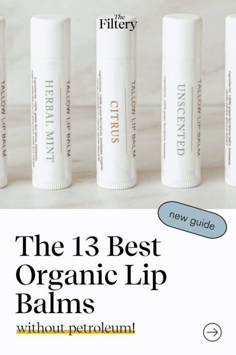 Explore our roundup of 13 natural lip balms that go beyond conventional standards. Our blog guides you through a selection of non toxic and petroleum-free lip balms, ensuring your lips are treated to the pure goodness of nature. Embark on a journey to discover new natural lip care and find organic chapsticks that prioritize both health and beauty. Natural Face Routine, Non Toxic Laundry Detergent, Toxic Laundry Detergent, Non Toxic Laundry, Non Toxic Skincare, Plastic Free Food Storage, Organic Body Scrub, Lip Balm Brands, Zero Waste Ideas