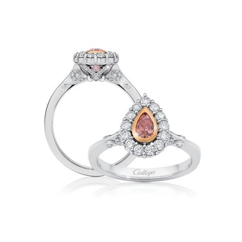 Pink Diamond Engagement Ring, Argyle Pink Diamonds, Pink Engagement Ring, Rose Gold Engagement Ring Vintage, Rose Gold Sparkle, Pink Diamond Ring, Pink Diamonds, Arusha, Unique Bands