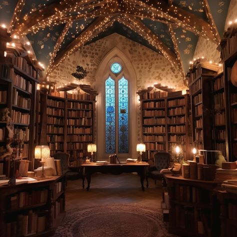 Future Library, Dream Library, Castle Aesthetic, Library Room, Library Aesthetic, Home Library Design, Fantasy House, Witch House, Library Design