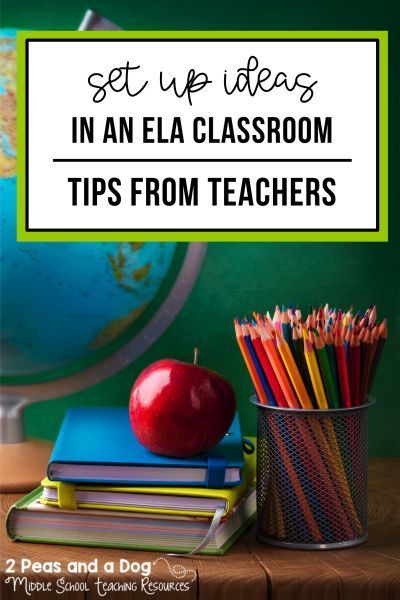 Middle and high school classroom organization and set up ideas. Read about seating arrangements, decor themes, and classroom storage options in the English Language Arts Classroom from 2 Peas and a Dog. #classroomdecor #classroomideas #classroomorganization #backtoschool Classroom Set Up Ideas, Classroom Organization High School, Middle School Classroom Organization, Trendy Classroom, Middle School Classroom Management, English Classroom Decor, Classroom Decor Middle, Set Up Ideas, Middle School Classroom Decor