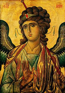 Archangel Gabriel Icon by Anonymous, c.13th Century, Monastery of Saint Catherine, Sinai, Egypt. Saint Catherine's Monastery, Saint Gabriel, Thick Paint, Archangel Gabriel, Russian Icons, Orthodox Icon, San Michele, Byzantine Art, Byzantine Icons