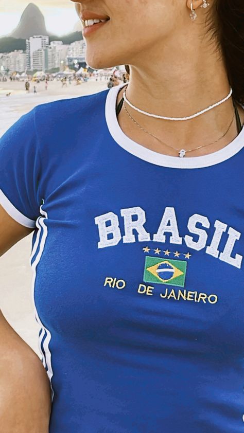 Brazil Top, Brazil T Shirt, Brazilian Flag, Baby Crop Top, Shotting Photo, Cute Fit, Retro Women, Baby T Shirt, Baby Tshirts