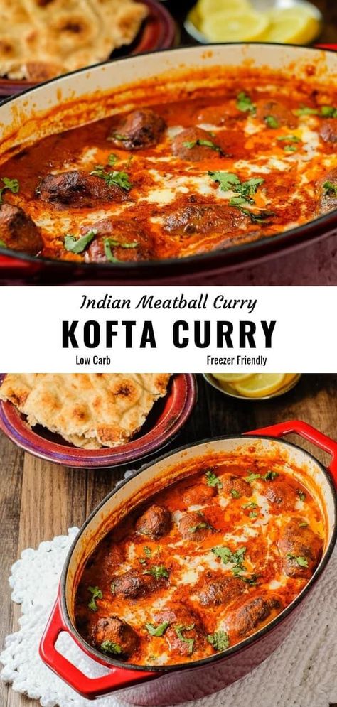 Cooking With Ground Beef Ideas, Curry Meatballs Beef, Indian Kofta Curry, Indian Minced Beef Recipes, Indian Meatballs Curry, Meatball Curry Recipes, Beef Kofta Curry Recipe, Indian Stew Recipes, Indian Ground Beef Recipes