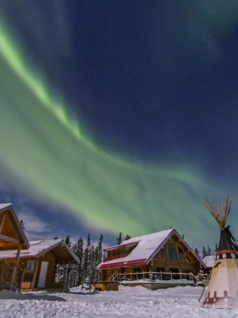 Northern Lights Resort & SPA | Travel Yukon - Yukon, Canada | Official Tourism Website for the Yukon Territory Yukon Northern Lights, Watson Lake Yukon, Haines Junction Yukon, Yukon Territory Canada, Whitehorse Yukon, Yukon River, Welcome To Our Family, Yukon Canada, Spa Trip