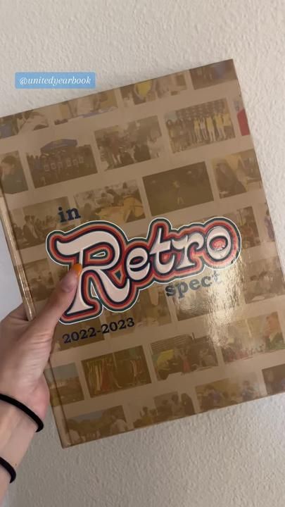 Lets go back in time with this incredible retro yearbook! 🪩Good job G... | Yearbook | TikTok Yearbook Club Aesthetic, Simple Yearbook Covers, Good Yearbook Themes, Throwback Yearbook Theme, Music Yearbook Spreads, 70s Yearbook Theme, Best Yearbook Themes, Film Yearbook Theme, Yearbook Promotion Ideas