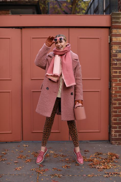 WHAT I WORE // NOW ON SALE | Atlantic-Pacific Blair Eadie, Mode Rose, Look Rose, Sunday Style, Atlantic Pacific, Coat Outfit, Pink Coat, Autumn Outfits, Coat Outfits