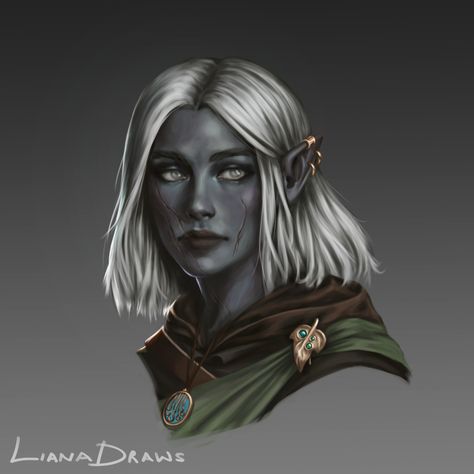 ArtStation - Half-elf Monk Half Elf Dnd, Mroczny Elf, Half Drow, Half Elf, Pathfinder Character, Elf Art, Fantasy Portraits, Fantasy Races, Dungeons And Dragons Characters