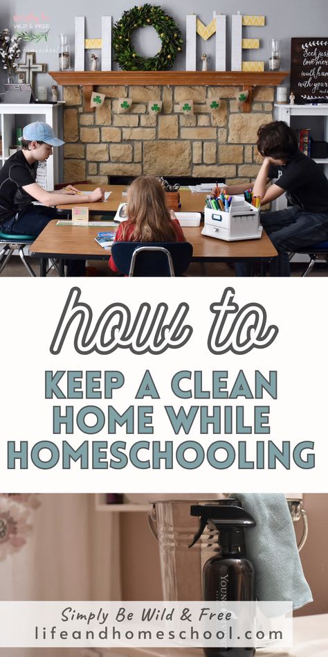 Simple house cleaning tips for homeschool moms. Homeschool Mom Quotes, Homeschool Mom Schedule, Keeping A Clean House, Routine For Kids, Weekend Schedule, Family Chore Charts, Clean House Schedule, Homeschool Routine, Chore Charts