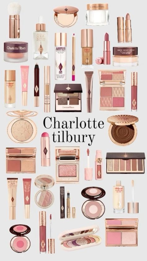 Charlotte Tilbury Makeup Collection, Makeup For Christmas List, Charlotte Tilbury Makeup Aesthetic, Charlotte Tilbury Makeup Products, Charlotte Tillberry, Charlotte Tilbury Aesthetic, Charlotte Makeup, Makeup Collection Aesthetic, Charlotte Tilbury Make Up