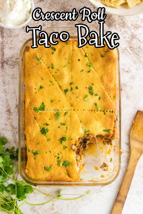 Crescent Roll Burrito Bake, Crescent Roll Enchiladas, Cresant Rolls Meals, Taco Casserole Crescent Rolls, Cresent Roll Taco Casserole, Pillsbury Crescent Taco Bake, Taco Cresent Rolls, Pillsbury Taco Bake, Mexican Croissant