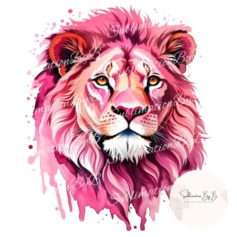 25.00 DKK Elevate your style with our stunning Pink Lion Sublimation Design! This captivating design features a powerful lion in a mesmerizing shade of pink, created using high-quality sublimation printing.The vibrant colors and intricate details truly make this design stand out. Perfect for adding a touch of wild elegance to your apparel collection. Embrace the spirit of the lion and showcase your individuality with this exceptional sublimation design.You will get the instant downloading link… Pink Lion, Duck Hunt, Hobbies Creative, Stars Design, Watercolor Projects, Design Stand, Lion Tattoo, Surf Style, Pink Abstract