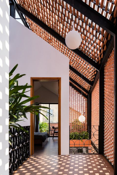 Tamizo Architects, Architect Student, Architect Logo, Tropical Architecture, Brick Architecture, Tropical House, Design Exterior, Architect House, Traditional Architecture