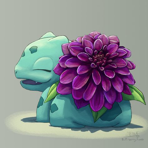 The Original Pokemon Community! : Photo Pokemon Bulbasaur, Pokemon Tattoo, Original Pokemon, Pokemon Fusion, Pokemon Drawings, All Pokemon, Pokemon Fan Art, My Pokemon, Pokemon Pictures