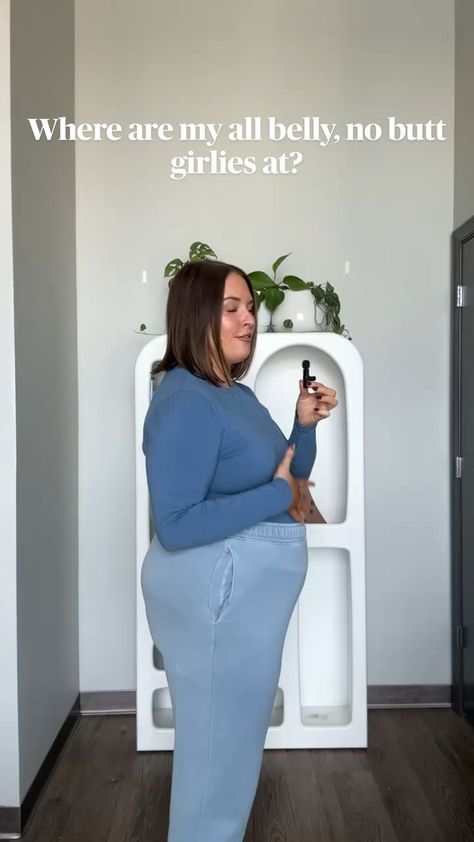 Wearing an XL bodysuit & 2X bottom! Apple Shape, Plus Size, Long Sleeve