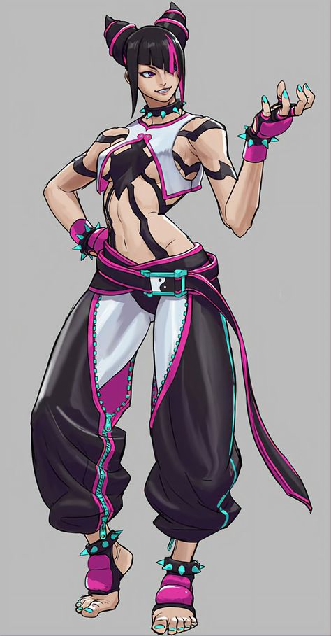 Street Fighter 6 Juri Art, Juri Street Fighter Art, Juri Street Fighter 6, Juri Sf6, Cammy Sf6, Street Fighter Juri, Han Juri, Juri Street Fighter, Capcom Characters