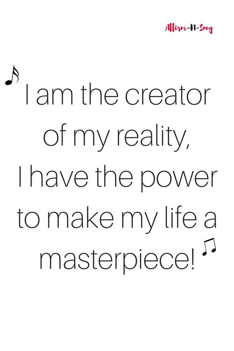 Affirm-N-Song: A New Way to Speak Your Affirmations! I am the creator of my reality, I have the power to make my life a masterpiece! I Am The Creator Of My Life, I Am The Creator Of My Reality, I Am The Creator Of My Own Reality, I Am The Creator, I Have The Power, Get Whiter Teeth, God Is For Me, Account Recovery, Whiter Teeth