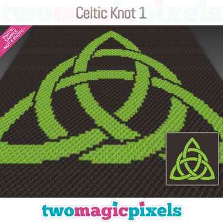 Cross Stitch Plastic Canvas, Two Magic Pixels, Cross Stitch Graph, C2c Graph, Celtic Triquetra, Sc Crochet, Crochet Graph, C2c Crochet, Bobble Stitch