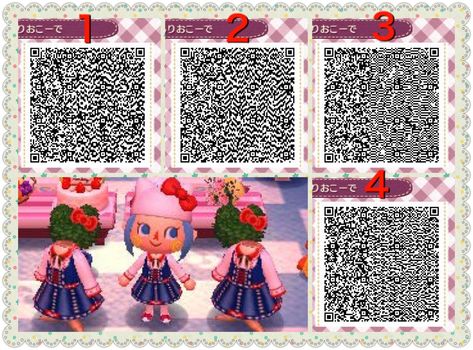 Sanrio Outfit QR Code ACNL Acnl Qr Codes Clothes, Animal Crossing Anime, Santa Outfit For Women, Acnl Clothing, Clothes Hello Kitty, Animal Crossing New Leaf Qr Codes, Acnl Clothes, Sanrio Outfits, Acnl Qr Codes