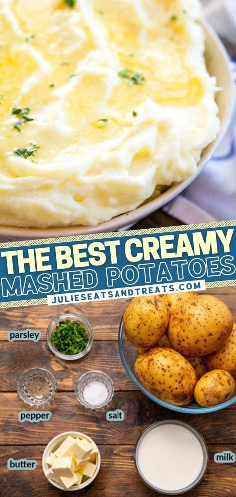 Homemade Mashed Potatoes Easy With Milk, Homemade Mashed Potatoes Russet, Ikea Mashed Potatoes Recipe, Homade Mashed Potato’s, Diy Mashed Potatoes, Quick Mashed Potatoes Easy, How To Make Mashed Potatoes From Scratch, How To Make Mashed Potatoes Easy, Easy Mash Potato Recipes