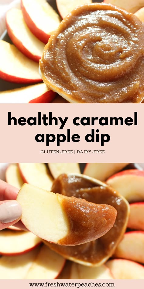 Healthy Apple Dip Clean Eating, Healthy Caramel Dip For Apples, Carmel Apple Dip Healthy, Caramel Apple Dip Healthy, Healthy Apple Dips, Healthy Apple Dip Recipe, Protein Caramel Apple Dip, Dip For Apples Healthy, Healthy Caramel Apple Dip