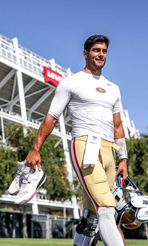 Jimmy Garapollo, Jimmy Garropolo, 49ers Faithful, 49ers Quarterback, James Richards, Nfl Football 49ers, Jimmy Garoppolo, Male Fitness, San Francisco 49ers Football