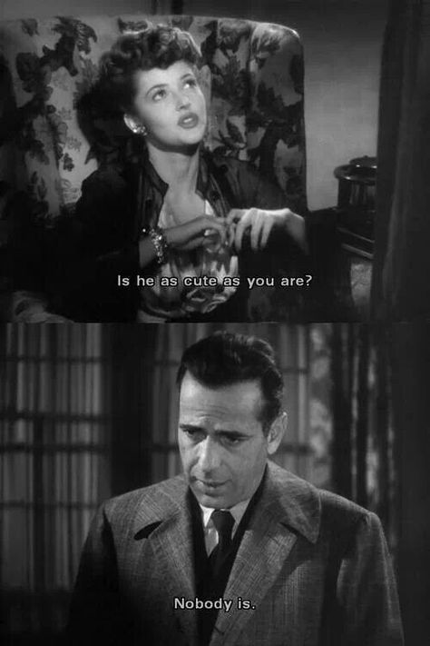 Humphrey Bogart Martha Vickers, Old Movie Quotes, Classic Movie Quotes, Howard Hawks, The Big Sleep, Fritz Lang, Old Movie, Humphrey Bogart, Movie Lines