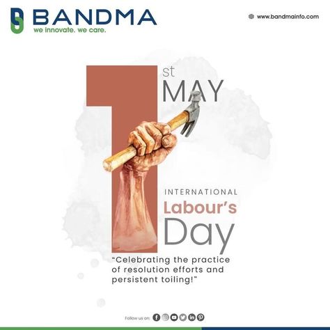 Celebrating the practice . of resolution efforts and persistent toiling ! " International Labour's Day Contact us to Get More Details ☎️1800 309 2980 🌐Visit:- https://bandmainfo.com/ #InternationalLabourDay #labourday2022 #labour #labourday #ingenuityatwork #bandma #packaging #bandmapackagingsolutions #packagingindia #packagingindelhi #packagingmachine #newpackagingideas #strappingmachine #technopack #packagingsolutions #automaticpackagingmachines #engineering #packagingengineering Us Labour Day, Labour's Day, International Labour Day, Packaging Machine, Packaging Solutions, Labour, Creative Ideas, Labour Day, Labor