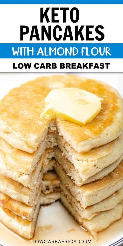 These fluffy keto pancakes are the perfect low carb breakfast recipe! With only a handful of ingredients, you can make homemade pancakes in less than 10 minutes. Keto pancakes are also super healthy and contain healthy fats that are needed on a low carb diet. #lowcarbbreakfast #ketopancakes #ketobreakfastrecipes Keto Breakfast Pancakes, Keto Low Carb Pancakes, Best Keto Pancakes Ever, Low Carb Pankaces, Keto Buttermilk Pancakes, Fluffy Low Carb Pancakes, Keri Pancakes, Keto Fluffy Pancakes, Carb Quick Pancakes