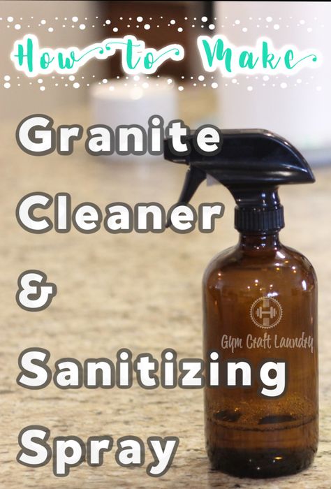 Homemade Granite Cleaner, Workout Smoothie Recipes, Disinfecting Spray, Diy Cleaner, Granite Cleaner, Clean Bathtub, Disinfectant Spray, Diy Sprays, Cleaning Spray