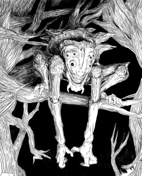 Monsters Art Scary, Eldritch Horror Oc Art, Drawing Monsters Creepy, Eldritch Monster Art, Unsettling Monsters, Monster Illustration Creepy, Synthetic Lifeforms, Horror Monster Design, Monster Sketch Dark