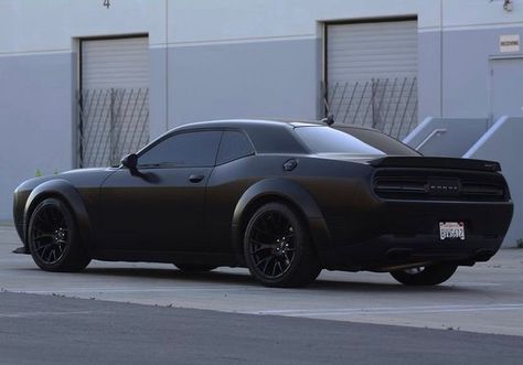 Dodge Challenger Black, Blacked Out Cars, Dream Cars Bmw, Dodge Challenger Srt Hellcat, Scat Pack, Pimped Out Cars, Dodge Muscle Cars, Car Goals, Pretty Cars