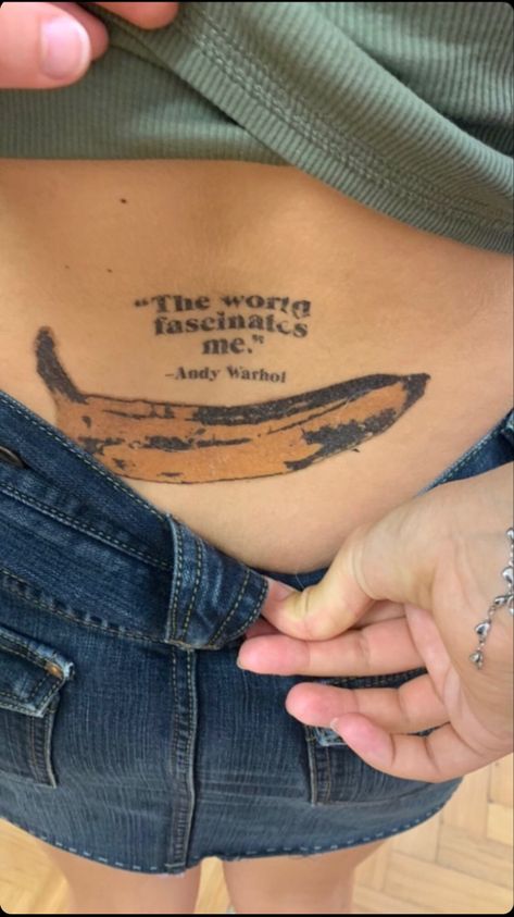 Andy Warhol Tattoo, Warhol Tattoo, Small Tattoo, Andy Warhol, Fish Tattoos, I Tattoo, Jesus Fish Tattoo, Small Tattoos, Tatting