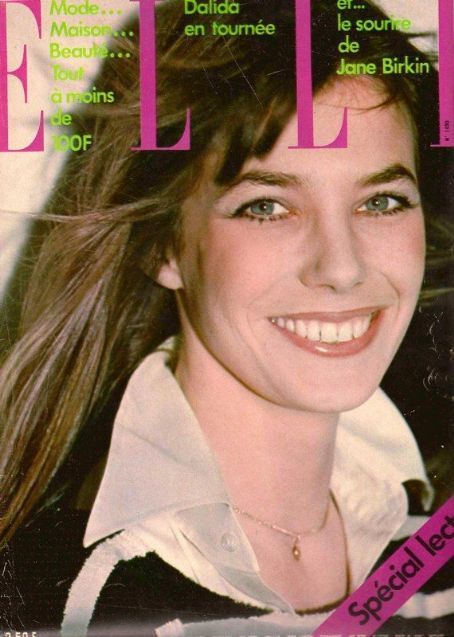 Elle Covers, 25 May, Serge Gainsbourg, Moving To Paris, Fashion Magazines, Jane Birkin, Elle Magazine, Cover Model, Vintage Ephemera