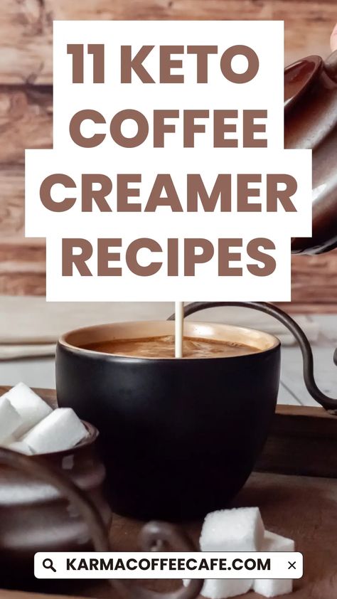 11 Best Keto Coffee Creamer Recipes That Are Simply Delicious Keto Coffee Creamer Recipe, Low Carb Coffee Creamer, Best Keto Coffee, Sugar Free Coffee Creamer, Low Carb Coffee, Coffee Creamer Recipes, Healthy Coffee Creamer, Keto Coffee Creamer, Skin Foods