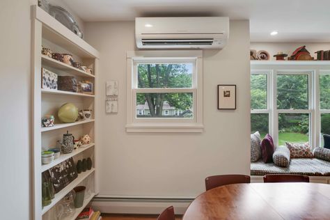 Heat Pump Cover, Ductless Mini Split, Split System, Hvac System, Heat Pump, Top 20, Heating And Cooling, Corner Bookcase, Bookshelves