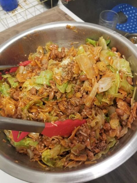 Turkey Taco Salad Recipe, Doritos Taco Salad, Taco Salad Doritos, Doritos Taco, Turkey Taco Salad, Taco Salad Recipes, Turkey Tacos, Taco Salad, Cooking Turkey