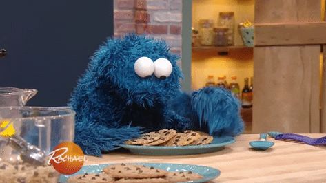 Destroy Cookie Monster GIF by Rachael Ray Show - Find & Share on GIPHY Cookie Monster Gif, Cookie Monster Funny, Spirit Monster, Epi Y Blas, Cookie Monster Wallpaper, Frases Yoga, Kawaii Cookies, Elmo And Friends, Sesame Street Muppets