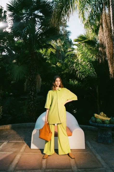 Simon Miller Pre-Fall 2021 Collection | Vogue Summer Editorial Photoshoot, Summer Editorial, Fashion Calendar, Outdoor Shoot, Summer Photoshoot, Simon Miller, Pre Fall Collection, Boho Aesthetic, Fashion Show Collection