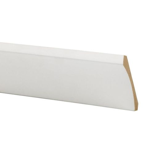 Craftsman 3.25-in 8-ft Primed MDF Crown Moulding Farmhouse Crown Molding Ceilings, Craftsman Moulding, Flat Crown Molding, Simple Crown Molding, Crown Molding Installation, Simple Crown, Molding Ceiling, Hide Cables, Moulding Profiles